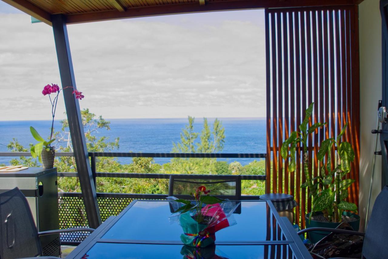 Ka Hema - Maison Entiere Avec Jacuzzi Et Vue Sur Mer Saint-Joseph Dış mekan fotoğraf
