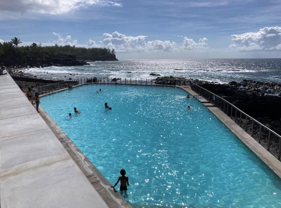 Ka Hema - Maison Entiere Avec Jacuzzi Et Vue Sur Mer Saint-Joseph Dış mekan fotoğraf