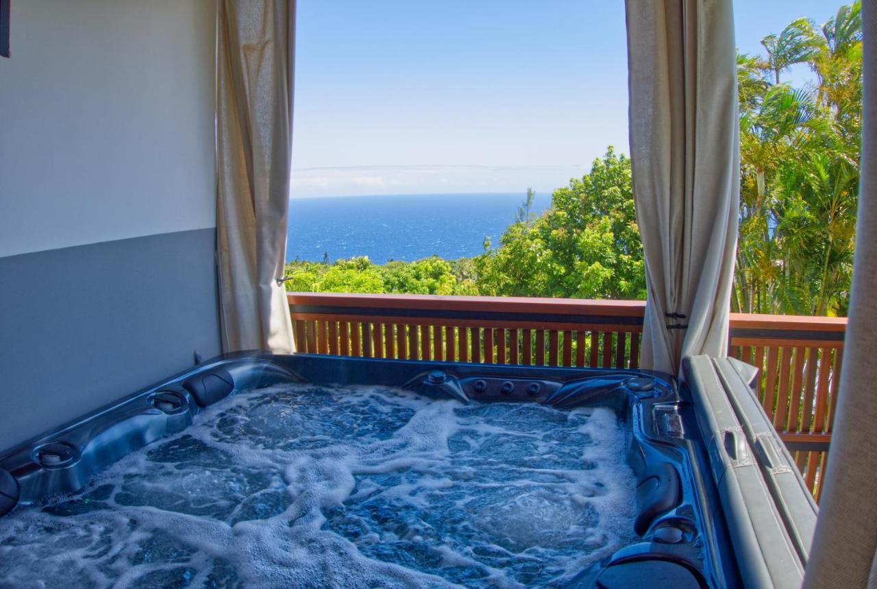 Ka Hema - Maison Entiere Avec Jacuzzi Et Vue Sur Mer Saint-Joseph Dış mekan fotoğraf