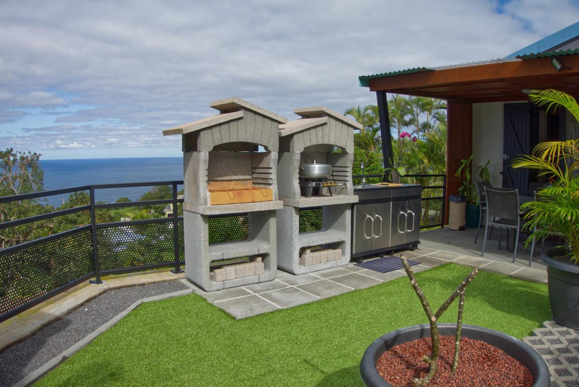 Ka Hema - Maison Entiere Avec Jacuzzi Et Vue Sur Mer Saint-Joseph Dış mekan fotoğraf